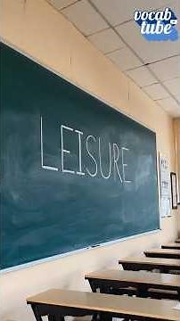 leisure - English Vocabulary Learning #Shorts