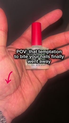 This is a nail treatment made to help stop nail biting. 💅 Mylee The Bite Stuff has a strong bitter taste that discourages biting when fingers go near your mouth. Applied like a clear polish, it dries quickly and is easy to use daily while you work on breaking the habit. Simple step. Better nails. #StopNailBiting #NailCare #healthynails