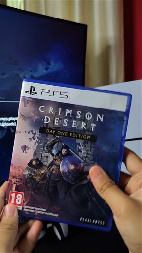 Finally Crimson Desert Arrived! #crimsondesertgameplay #unboxing #shorts #viralshorts #ps5pro