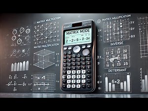 How to Solve Matrix in Scientific Calculator 🔢 | Matrix Multiplication, Inverse, Determinant