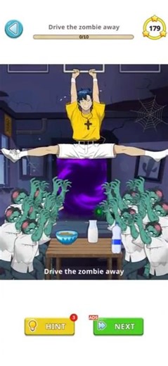 Brain Puzzle: Tricky Test Level 59 - Drive the Zombie Away! 🧟‍♂️🚫