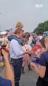 15K views · 259 reactions | U.S. Senate candidate Tim Sheehy signs an autograph at the Trump rally in Bozeman, outside the Brick Breeden Fieldhouse. FULL STORY: https://nbcmontana.com/news/local/trump-heads-to-bozeman-in-bid-to-oust-sen-tester-after-failing-to-topple-in-2018 | NBC Montana | Facebook