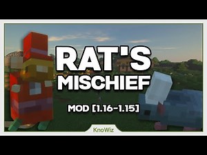 Rat's Mischief - Présentation de mods Minecraft 1.16 [FR]