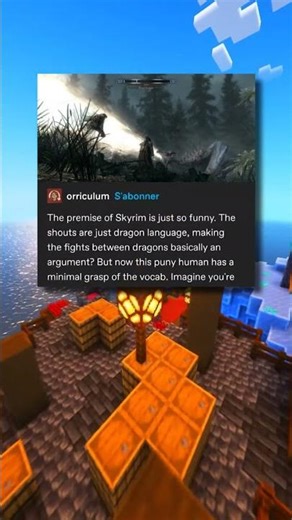 The premise of Skyrim is just so funny