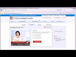 Citizenship Test with Video - Can You Pass? Test 3