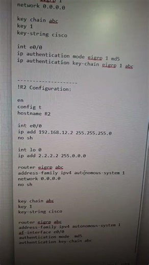 Eigrp name mode Configure #ccna #networkdiscovery