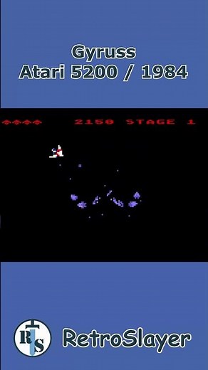 Gyruss Gameplay Atari 5200