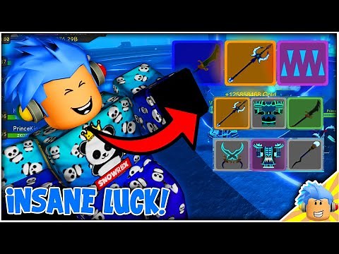 Dungeon Quest *NEW UPDATE* Insane LUCKY DROPS! | Roblox