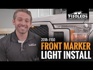 2018+ F150 LED FRONT MARKER LIGHT INSTALL F150LEDS.COM