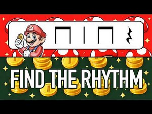 Find the Rhythm 🍄 Easy Super Mario Game for Kids