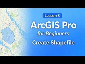ArcGIS Pro for Beginners | Create Your First Shapefile Step-by-Step | Lesson 3