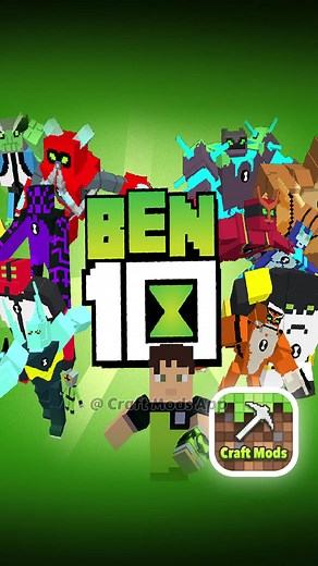Ben 10 Omniverse Mod Showcase in Minecraft PE 1.20