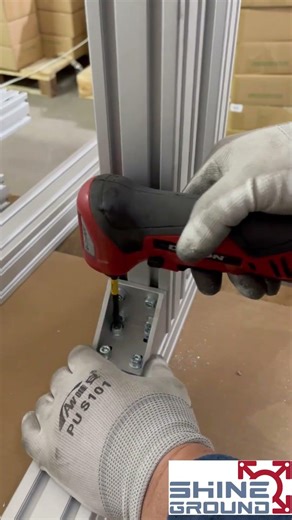 Die-Cast Aluminum Corner Brackets for Modular T-Slot Systems