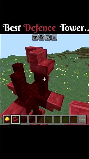 The Ultimate MINECRAFT Defence Tower! 🏰🔥||#minecraft