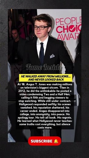Angus T. Jones: The Millionaire Who Quit Hollywood #celebritynews #history #cinema #news
