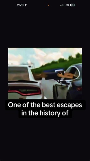 Epic Cop Chase Escape Caught on Camera