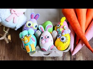 Relaxing ASMR Easter Egg Craft 🐣🎨 | Satisfying No-Talk DIY Easter Crafting