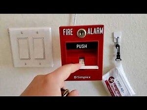 Simplex 4099-9006 Dual Action Fire Alarm Pull Station Demo