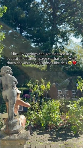 Canon in d on strings at a wedding 😍