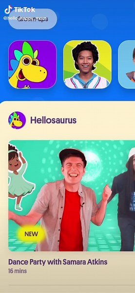 This is a super fun new app for kids! {link in bio) #ad #fyp #appsforkids #momsoftiktok #tiktokmoms #hellosaurus #ipad #prek #momhack #ColdWeather