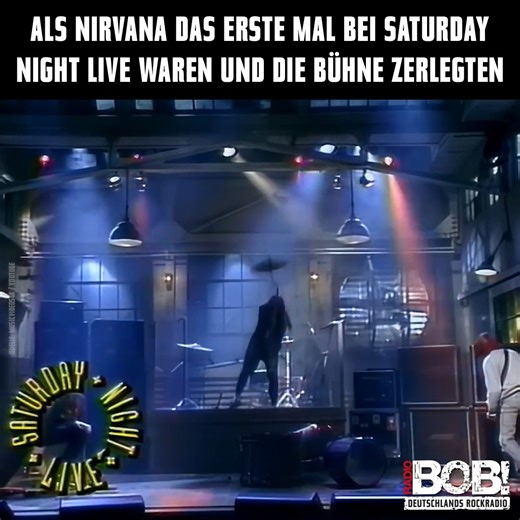 1992 waren Nirvana das erste mal bei einer der größten Late-Night-Shows der Welt und beendeten ihren Auftritt auf die typische Nirvana-Art. 😄 | RADIO BOB!