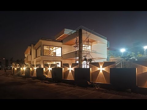 Luxury Villa Makeover with Motorized Windows, Glass Railings & Façade | Kiran Slido Craft
