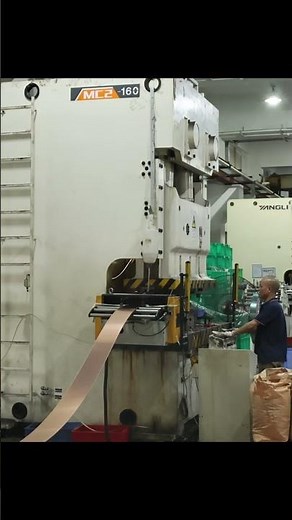Copper Strip Stamping Process | Precision Manufacturing #machine #hlc
