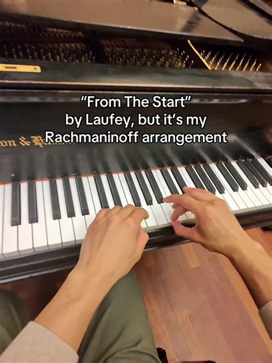 Do you notice the B key getting stuck at the beginning after I tried fixing it? 😭 #piano #pianist #laufey #fromthestart