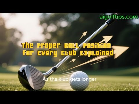The Proper Ball Position for Every Club Explained