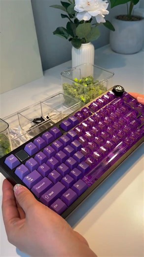Boiling Water Sound Silent Tactile Switch #customized #desksetup
