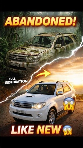 Buried Toyota Fortuner Restoration After Years Underground 😱 Full Timelapse #toyotafortuner #cars