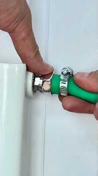 How to Flush a Radiator Like a Pro! #asmr #diy #plumbing #tools #reels