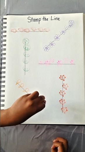 Stamp The Line Activity | Videos for Children