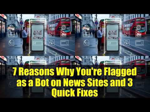 7 Reasons Why You're Flagged as a Bot on News Sites and 3 Quick Fixes