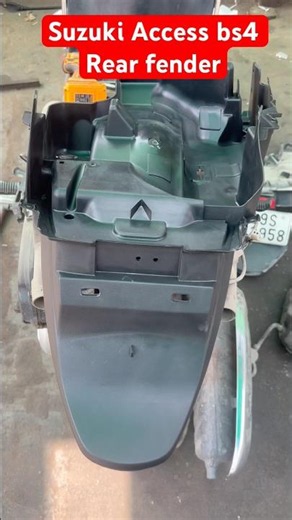 Suzuki Access 125 bs4 Rear fender price, Fitting review # suzuki Access 125