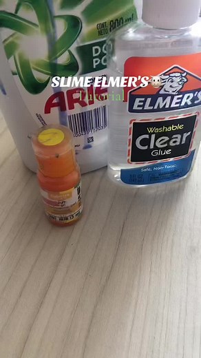 Cómo hacer slime fácil con dos ingredientes