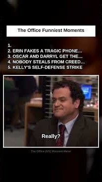 The Office (US): #5 Kelly's Self-Defense Strike · #4 Nobody Steals From Creed Bratton · #3 Oscar and