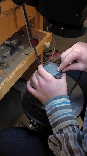 Time & Practice. Jesse Lewis, a third-generation bench artist, knew how to identify quality work. More importantly, he realized that patience and persistence would eventually pay off in his craft. Jesse joined the 2025 Focus Program to gain hands-on experience and give his engraving career a boost. Now, he can not only recognize good engraving but also critique his own work and understand the steps and techniques needed to improve. This equips him with all the tools to keep growing as an artist.