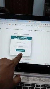 How to send WhatsApp message without save mobile number