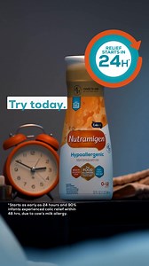 Nutramigen® helps change the way cow's milk allergy nights look. With a comforting formula, you both get your sleep back. | Enfamil | Facebook