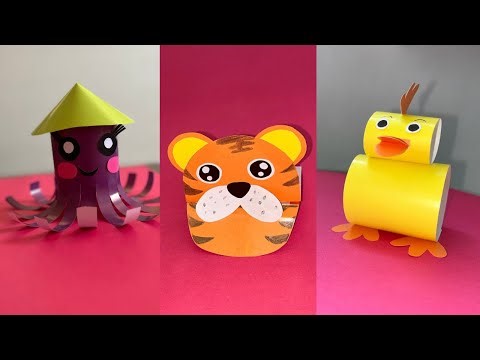 Paper animal crafts