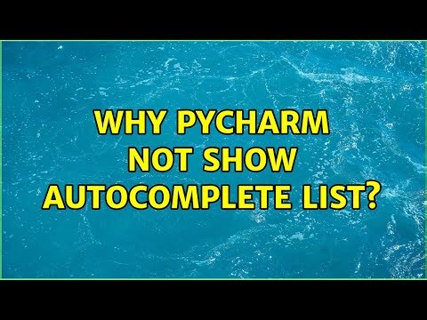 Why PyCharm not show autocomplete list? (2 Solutions!!)