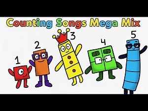 Numbers Nonstop: Kids Counting Songs Compilation | Number blocks