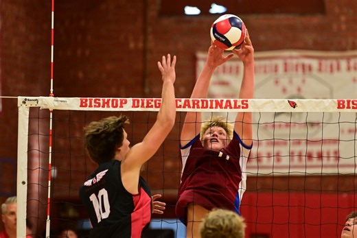 San Marcos holds off upset-minded Bishop Diego in four sets