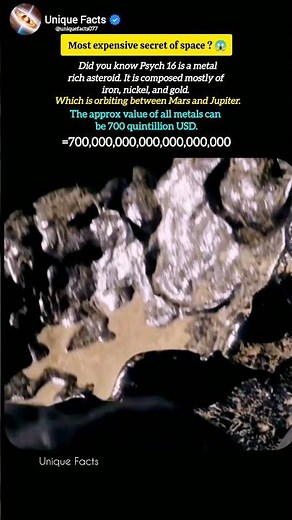 Psyche Asteroid | The Trillion Dollar Metal World in Space ?😲🚀