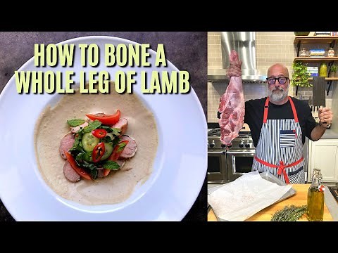 How To Debone a Whole Leg of Lamb + Recipe