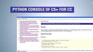 如何在CS+中执行Python命令