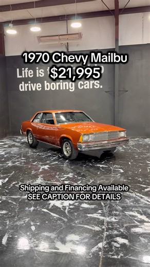 1980 Chevy Malibu $21,995