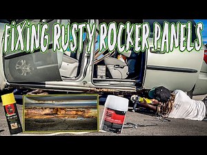 How To Fix Rusty Rocker Panels Cheap with Spray Foam and Bondo NO WELDING