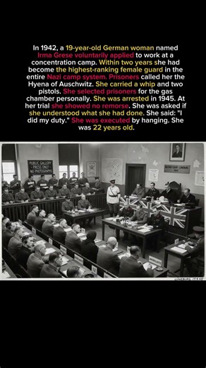 How A 19-Year-Old Girl Became The Most feared Guard In Auschwitz